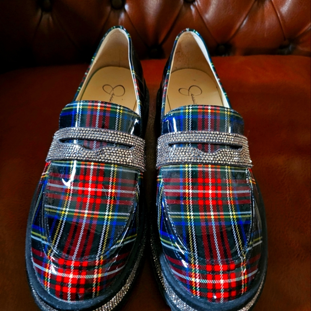 Jessica Simpson Plaid Everlyn Loafer